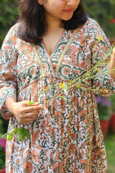 Marigold Meadow Floral Dress